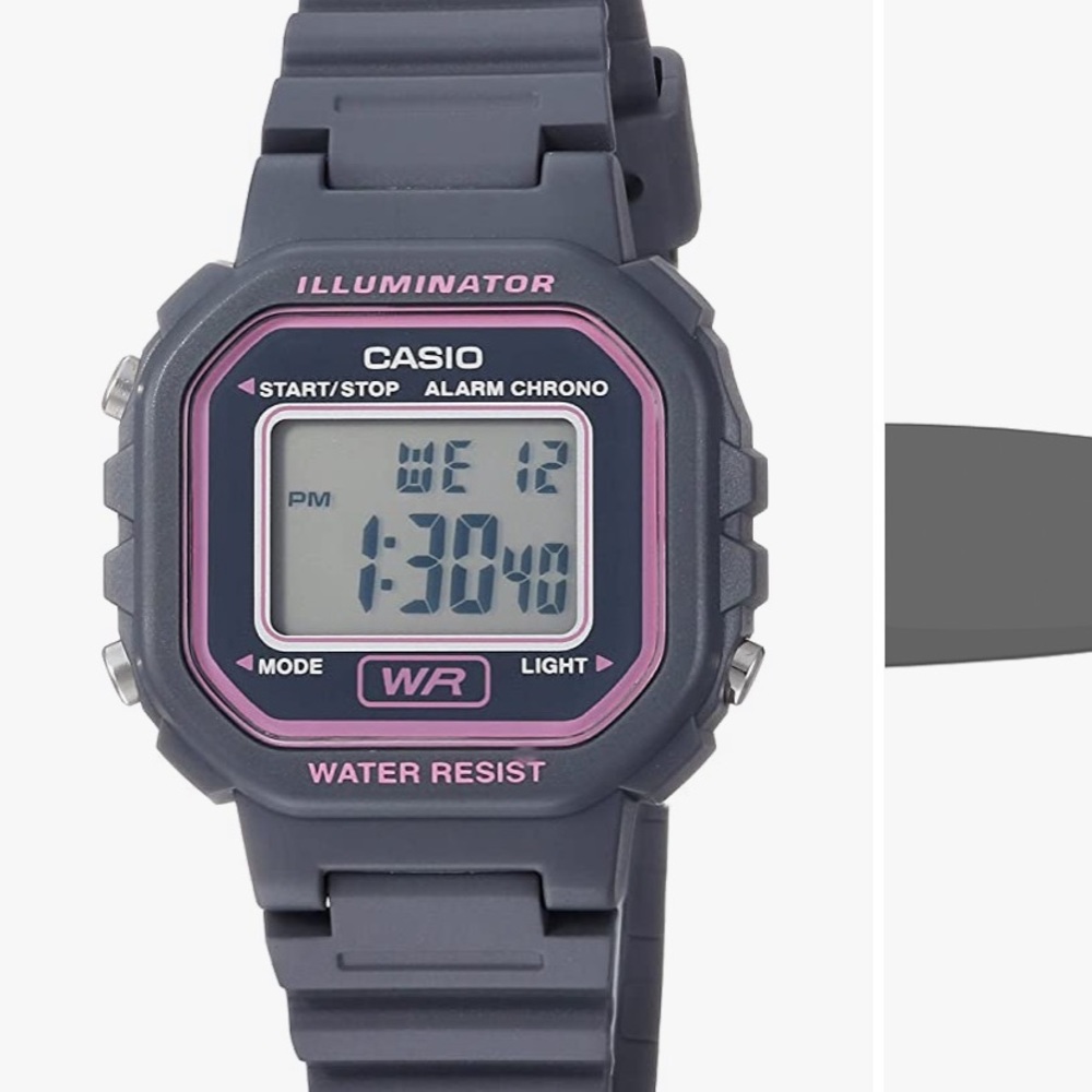 Casio Women's Quartz Watch with Resin Grey, 15.8